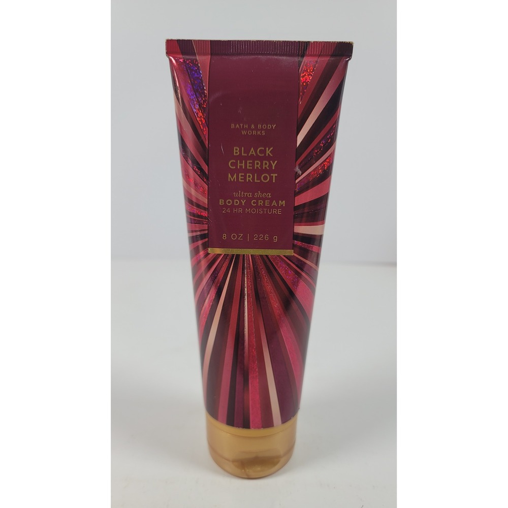 Bath & Body Works Black Cherry Merlot Ultra Shea Body Cream 8 oz Moisturizer